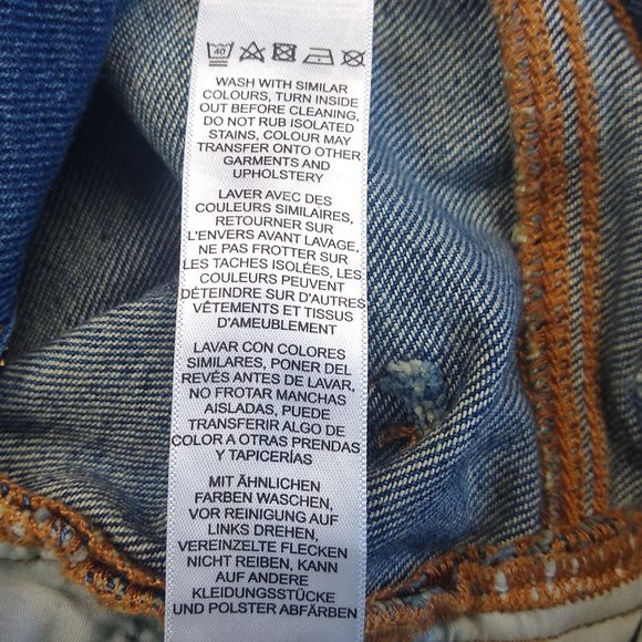 ASOS High Waisted Ripped Knee Skinny Jeans sz 28 - Picture 6 of 6